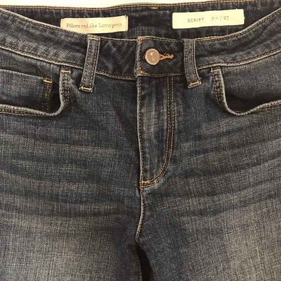 Pilcro and the Letterpress Size 27 Script Mom Jean Shorts Women 6.5" inseam - Picture 2 of 4